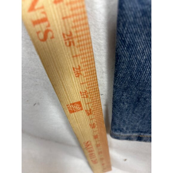 Wrangler  Denim Jeans 46x30 Mens Blue Straight Leg Relaxed Fit - Picture 4 of 9